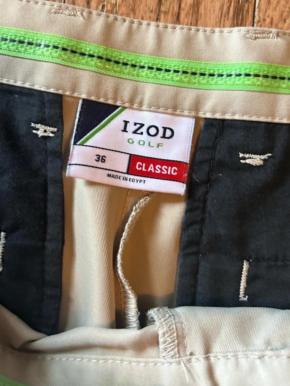 Izod golf classic men’s Casual Khaki Shorts - Light Beige